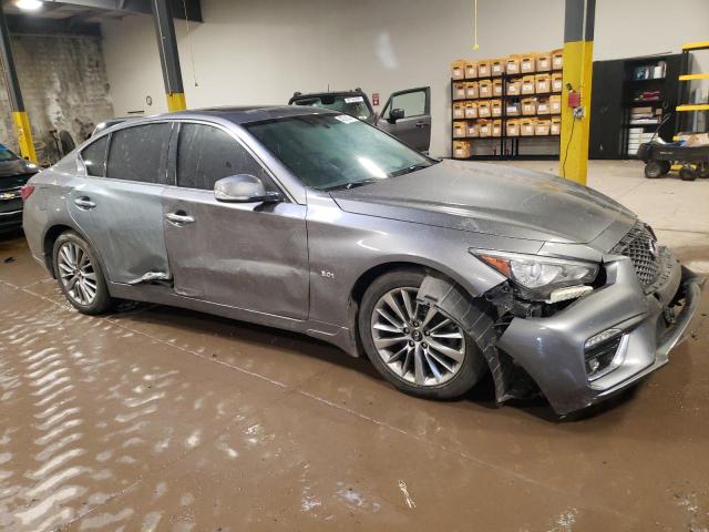 JN1EV7AR2KM552417 - 2019 INFINITI Q50 LUXE GRAY photo 4