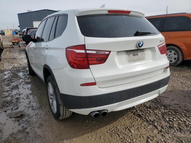 5UXWX9C57D0A22912 - 2013 BMW X3 XDRIVE28I WHITE photo 2