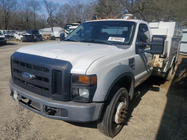 1FD4F46Y28ED93983 - 2008 FORD F450 SUPER DUTY WHITE photo 1