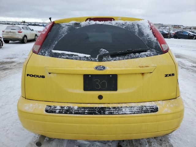 3FAFP37N75R144909 - 2005 FORD FOCUS ZX5 YELLOW photo 6