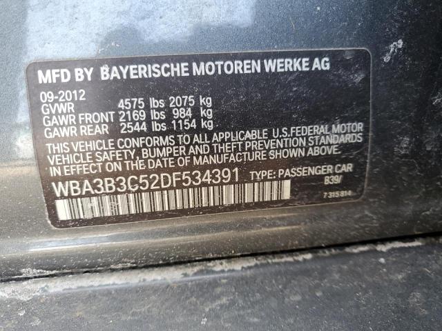 WBA3B3C52DF534391 - 2013 BMW 328 XI GRAY photo 12