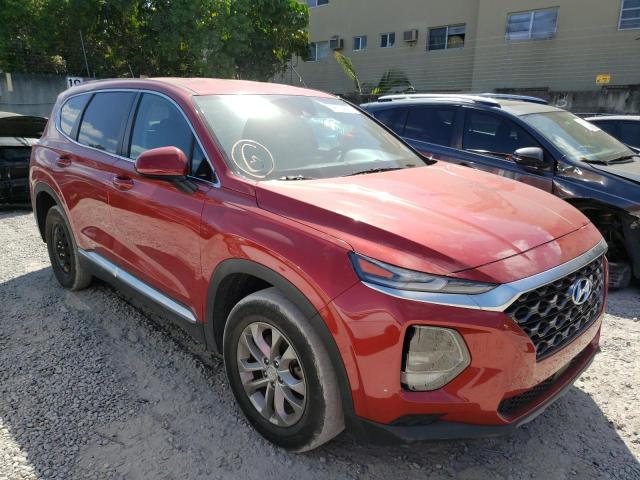 5NMS23AD1LH167039 - 2020 HYUNDAI SANTA FE SE RED photo 4