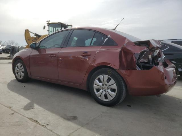 1G1PA5SH1D7218451 - 2013 CHEVROLET CRUZE LS BURGUNDY photo 2