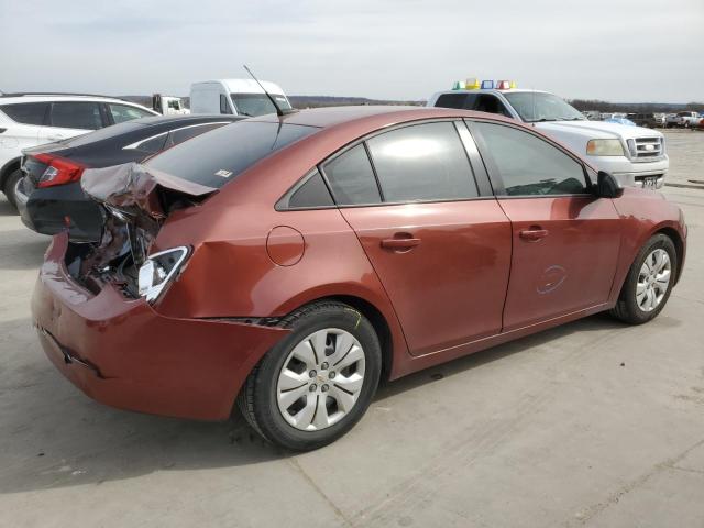 1G1PA5SH1D7218451 - 2013 CHEVROLET CRUZE LS BURGUNDY photo 3