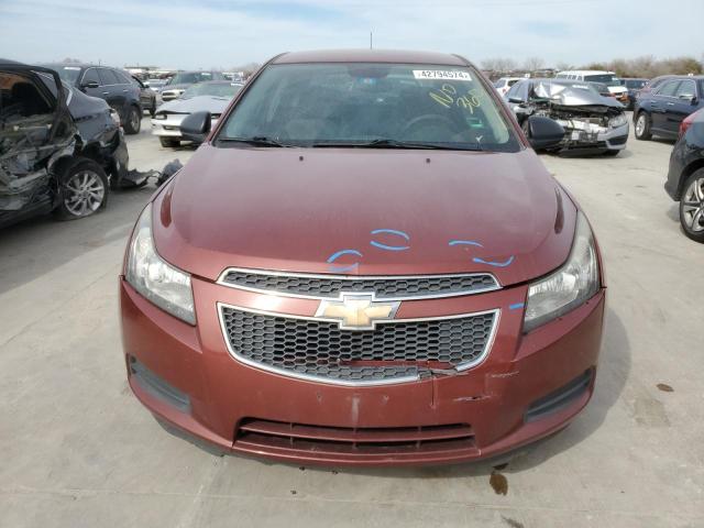 1G1PA5SH1D7218451 - 2013 CHEVROLET CRUZE LS BURGUNDY photo 5