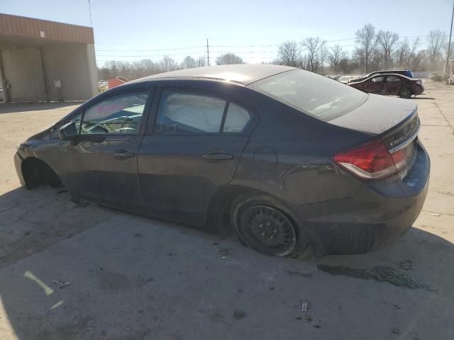 2HGFB2F5XEH520603 - 2014 HONDA CIVIC LX GRAY photo 2