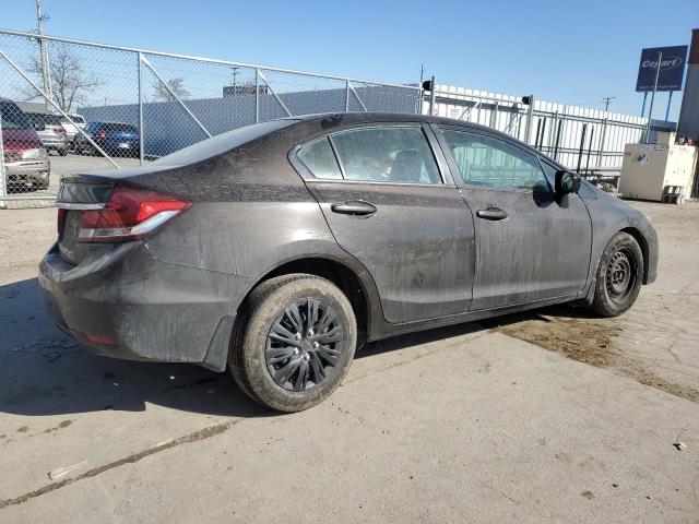 2HGFB2F5XEH520603 - 2014 HONDA CIVIC LX GRAY photo 3