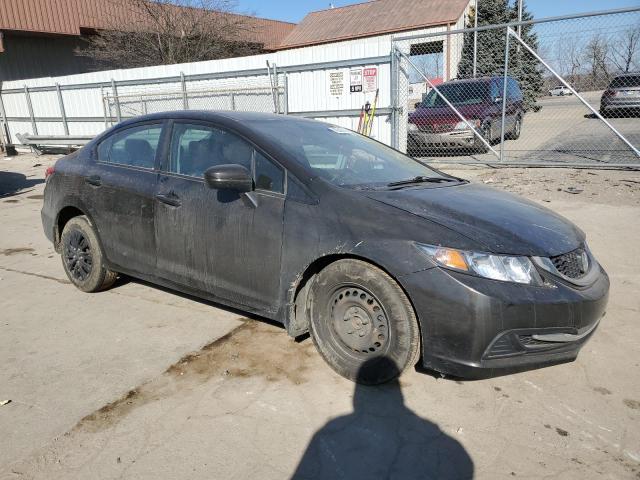 2HGFB2F5XEH520603 - 2014 HONDA CIVIC LX GRAY photo 4