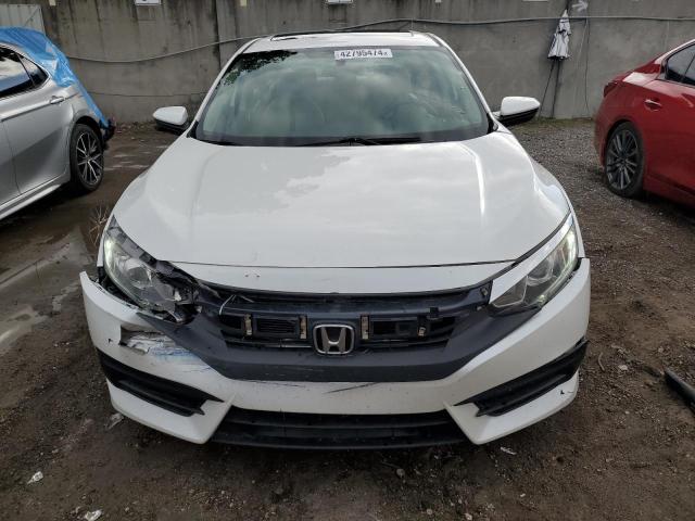 19XFC2F73JE035657 - 2018 HONDA CIVIC EX WHITE photo 5