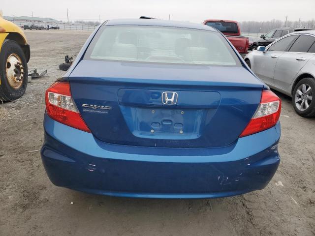 19XFB2F5XCE065162 - 2012 HONDA CIVIC LX BLUE photo 6