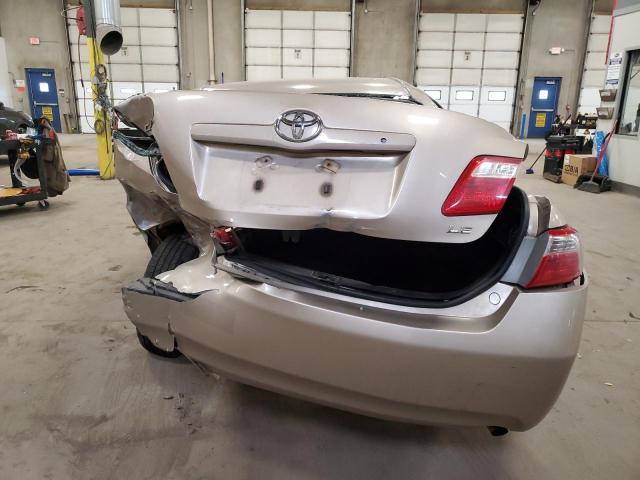 4T4BE46K07R010512 - 2007 TOYOTA CAMRY CE TAN photo 6