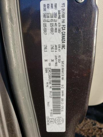 2C4RC1CG0GR127005 - 2016 CHRYSLER TOWN & COU TOURING L GRAY photo 13