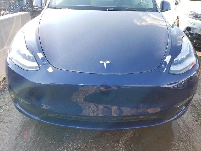 7SAYGDEE5NF386016 - 2022 TESLA MODEL Y أزرق صورة 11