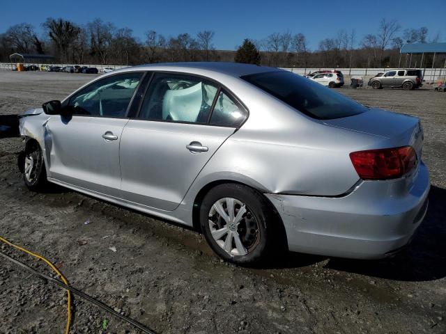 3VW2K7AJ5EM229276 - 2014 VOLKSWAGEN JETTA BASE SILVER photo 2