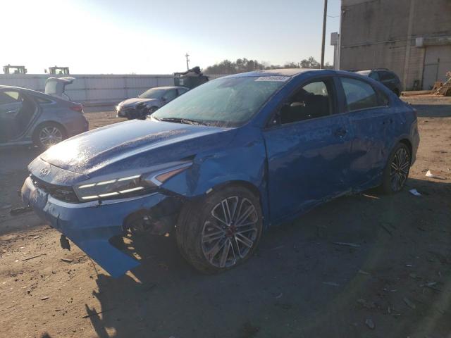 3KPF44ACXPE594497 - 2023 KIA FORTE GT BLUE photo 1