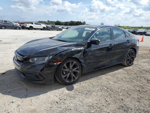 2HGFC2F87LH525729 - 2020 HONDA CIVIC SPORT 黑色 照片 1