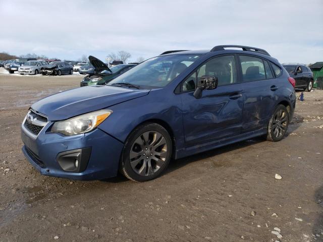 JF1GPAL66DH209529 - 2013 SUBARU IMPREZA SPORT PREMIUM BLUE photo 1