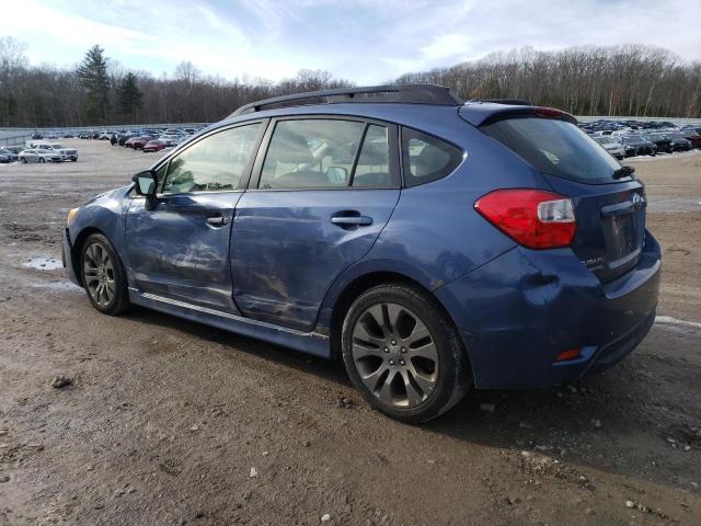 JF1GPAL66DH209529 - 2013 SUBARU IMPREZA SPORT PREMIUM BLUE photo 2