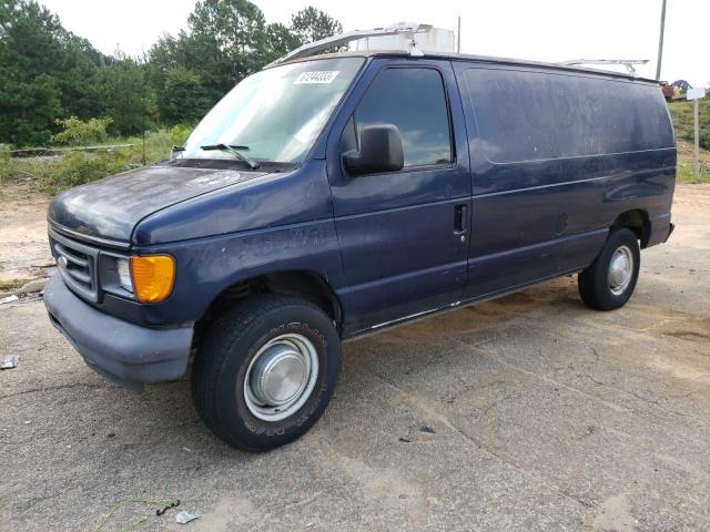 1FTNE24W16DA41269 - 2006 FORD ECONOLINE E250 VAN BLUE photo 1