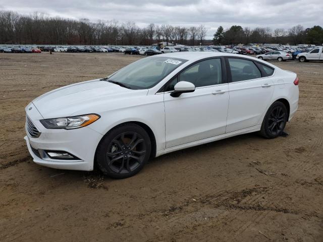 3FA6P0HD0JR244767 - 2018 FORD FUSION SE WHITE photo 1