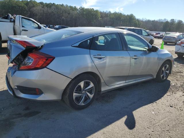 2HGFC2F63LH579902 - 2020 HONDA CIVIC LX SILVER photo 3