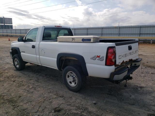 1GCHK24U67E188431 - 2007 CHEVROLET SILVERADO WHITE photo 2