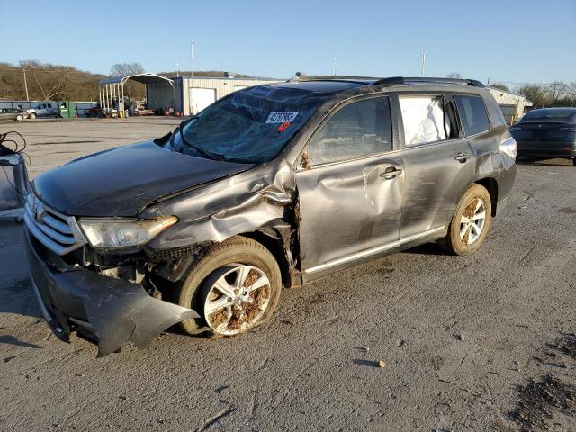 5TDBK3EH0DS256127 - 2013 TOYOTA HIGHLANDER BASE GRAY photo 1