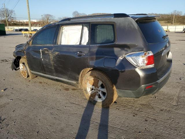 5TDBK3EH0DS256127 - 2013 TOYOTA HIGHLANDER BASE GRAY photo 2