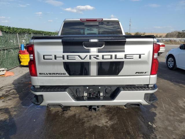 1GCUYEEDXNZ107210 - 2022 CHEVROLET SILVERADO K1500 RST SILVER photo 6