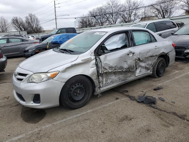 2T1BU4EE4CC797890 - 2012 TOYOTA COROLLA LE BASE SILVER photo 1