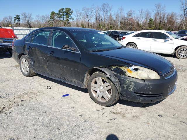 2G1WG5E39D1215594 - 2013 CHEVROLET IMPALA LT BLACK photo 4