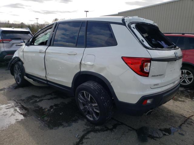 5FNYF8H59KB004956 - 2019 HONDA PASSPORT EXL أبيض صورة 2