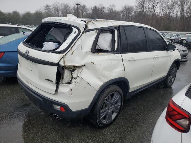 5FNYF8H59KB004956 - 2019 HONDA PASSPORT EXL أبيض صورة 3