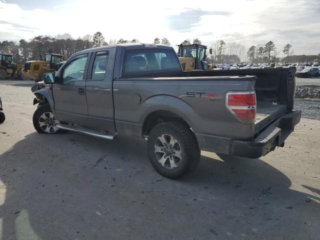 1FTFX1EF0DFE05996 - 2013 FORD F150 SUPER CAB GRAY photo 2