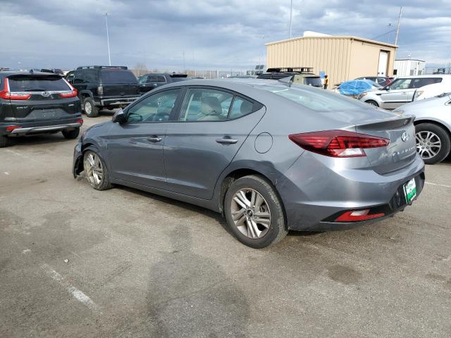 5NPD84LF1KH497700 - 2019 HYUNDAI ELANTRA SEL GRAY photo 2