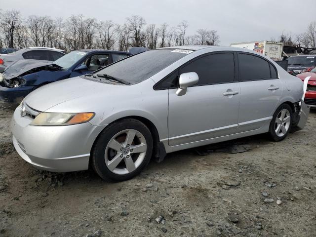 2HGFA16958H348310 - 2008 HONDA CIVIC EXL ვერცხლისფერი ფოტო 1