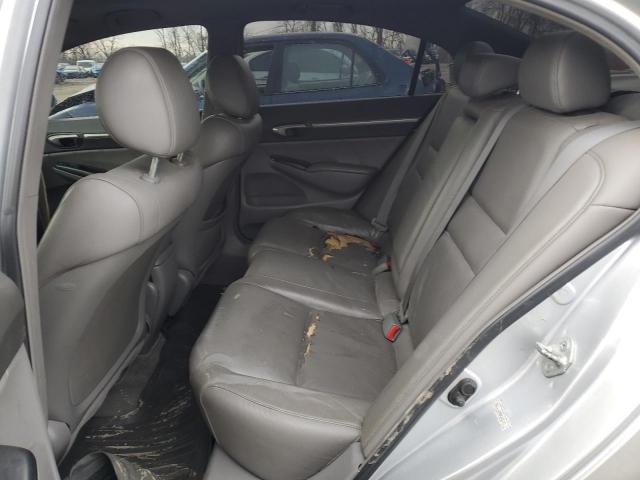 2HGFA16958H348310 - 2008 HONDA CIVIC EXL ვერცხლისფერი ფოტო 10