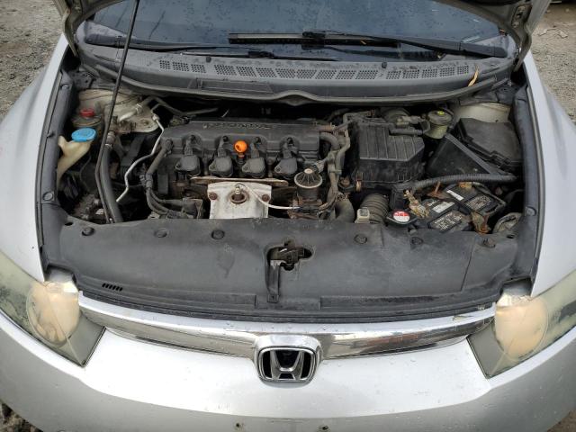 2HGFA16958H348310 - 2008 HONDA CIVIC EXL ვერცხლისფერი ფოტო 11