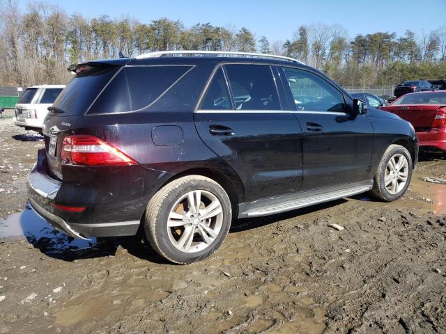 4JGDA5HB5EA365093 - 2014 MERCEDES-BENZ ML 350 4MATIC BLACK photo 3