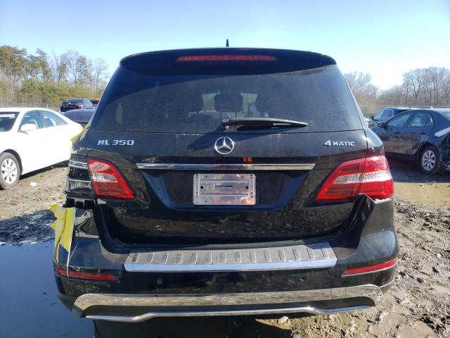 4JGDA5HB5EA365093 - 2014 MERCEDES-BENZ ML 350 4MATIC BLACK photo 6