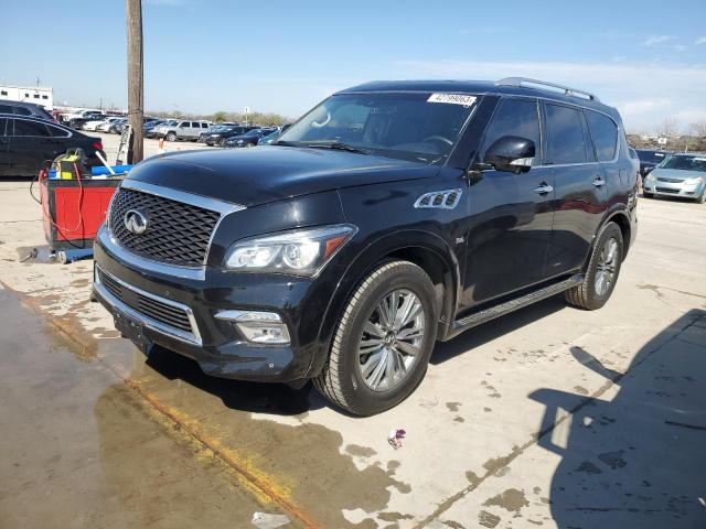 JN8AZ2NF7G9613360 - 2016 INFINITI QX80 BLACK photo 1