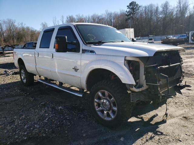 1FT8W3BT3FEC31156 - 2015 FORD F350 SUPER DUTY WHITE photo 4