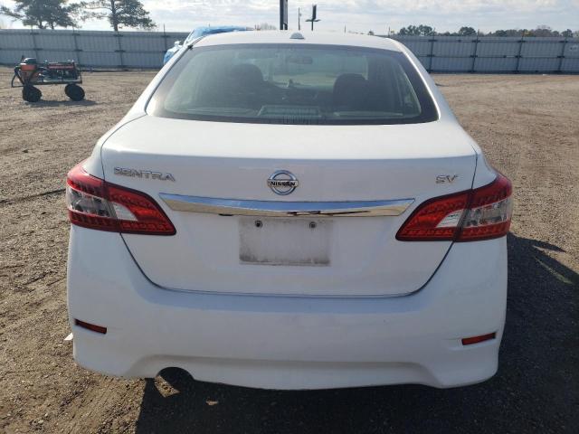 3N1AB7AP5FL670158 - 2015 NISSAN SENTRA S WHITE photo 6