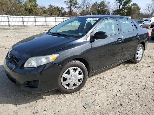 2T1BU4EE1AC306995 - 2010 TOYOTA COROLLA BASE BLACK photo 1
