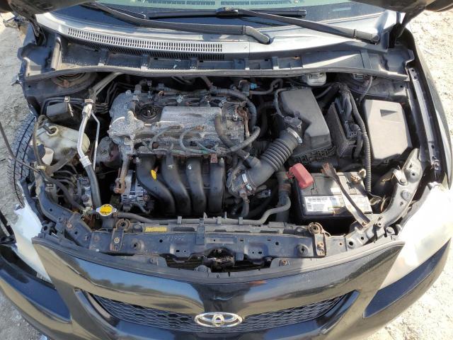 2T1BU4EE1AC306995 - 2010 TOYOTA COROLLA BASE BLACK photo 11