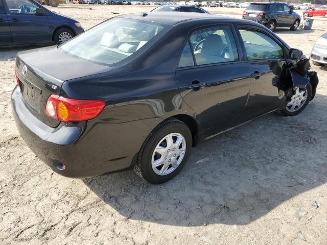 2T1BU4EE1AC306995 - 2010 TOYOTA COROLLA BASE BLACK photo 3