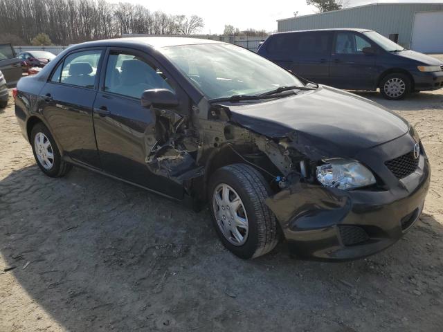 2T1BU4EE1AC306995 - 2010 TOYOTA COROLLA BASE BLACK photo 4