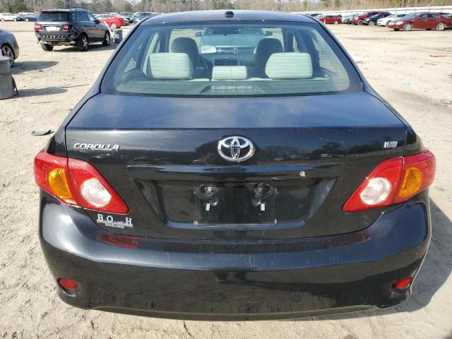 2T1BU4EE1AC306995 - 2010 TOYOTA COROLLA BASE BLACK photo 6