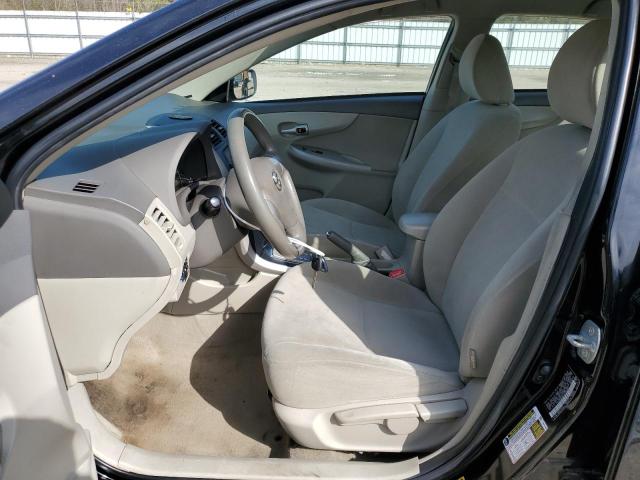 2T1BU4EE1AC306995 - 2010 TOYOTA COROLLA BASE BLACK photo 7