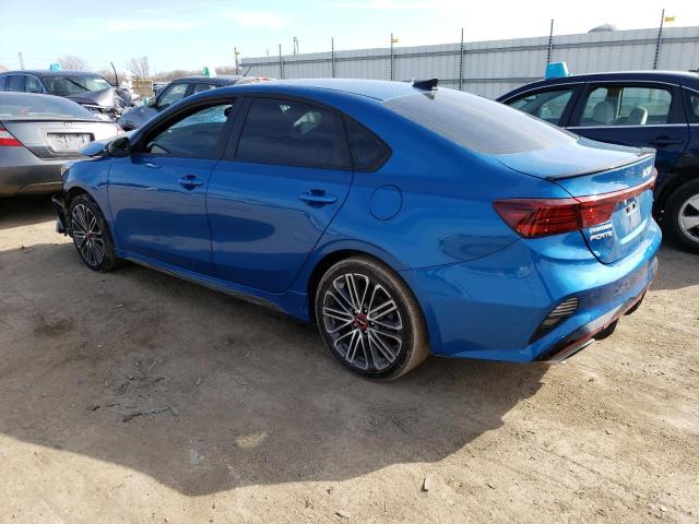 3KPF44AC6PE517447 - 2023 KIA FORTE GT BLUE photo 2